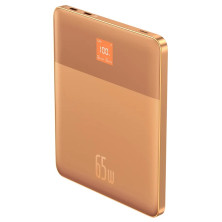 УМБ Baseus Blade Blade2 Fast-Charging Power Bank 12000mAh 65W 6A з технологією QC3.0+PD3.0 + кабель Type-C to Type-C 100W 20V/5A 1м Помаранчевий