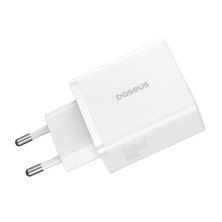 Мережевий зарядний пристрій Baseus Cube Fast Charger QC3.0+PD3.0 30W 2USB+Type-C 3A Білий