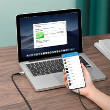 Кабель Baseus Cafule Cable Suppport VOOC USB to Type-C 100W 20V 5A 1m Чорний