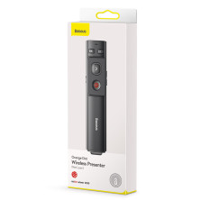 Презентер лазерная указка Baseus Orange Dot Wireless Presenter Red Laser Серый