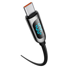 Кабель Baseus Display Series Fast Charging Data Cable Type-C to Type-C 100W 20V 5A 1m Черный