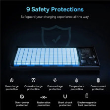 УМБ Baseus Star-Lord Digital Display 10000mAh 22.5W з технологією QC3.0+PD3.0 2USB+Type-C + Кабель USB to Type-C Чорний