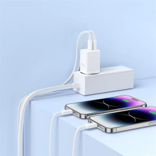 Сетевое зарядное устройство Baseus GaN5 Pro PD3.0 40W 2Type-C 3A Белый