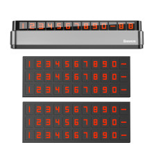 Автовизитка парковочная карта Baseus Moonlight Box Series Temporary Parking Number Plate Черный