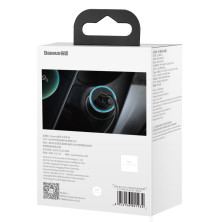 Автомобільний зарядний пристрій Baseus Golden Contactor Pro Dual Quick Charger Car Charger 40W USB+Type-C Сірий