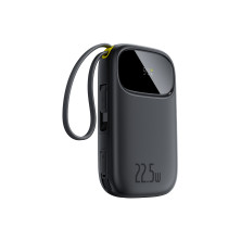 УМБ Baseus EnerFill FC31 Qpow3 Dual-Cable 20000mAh 22.5W с технологией QC3.0+PD3.0 и iP 20W+Type-C 22.5W кабелем Черный