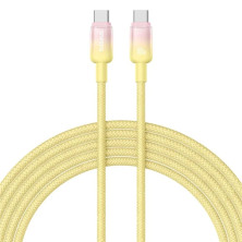 Кабель Baseus Discolor Series Fast Charging Data Cable Type-C to Type-C 100W 20V 5A 1m Желтый