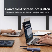 USB-хаб Baseus 6in1 UltraJoy 6-Port Type-C HUB Adapter Type-C to USB3.0*3, Type-C(PD)*1, 4KHDMI, RJ45 Сірий