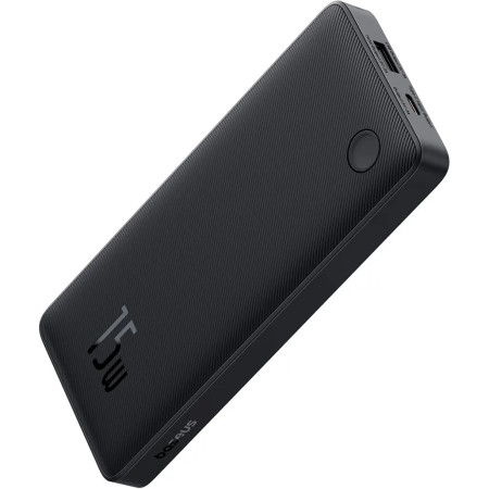 УМБ Baseus Airpow Lite 10000mAh 15W 3A USB+Type-C Чорний