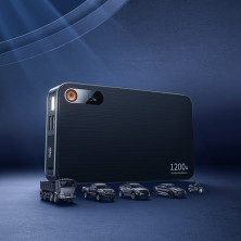 Пускозарядное устройство Бустер Baseus Super Energy Pro+ Car Jamp Starter 3in1 12V 12000mAh 1200A с функцией Павербанка 100W 5V/3A и LED фонарика Черный