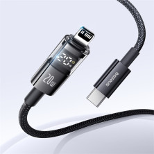 Кабель Baseus Display 2 Series Fast Charging Data Cable Type-C to Lightning PD 20W 1m Черный