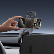 Автотримач для телефону магнітний Baseus MaxView Magnetic Car Mount for In-Vehicle Infotainment Screen на екран в автомобілі Чорний