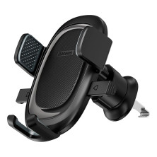 Автотримач для телефона Baseus UltraControl Pro Series Clamp-Type Car Holder Set на торпедо і в повітропровід Чорний