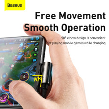 Кабель Baseus Legend Series Elbow Fast Charging Data Cable Type-C to Type-C 100W 20V 5A 1m Чорний