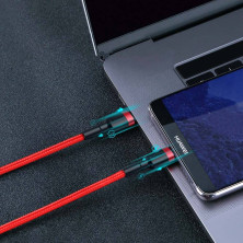 Кабель Baseus Cafule Flash Charging Data Line Cable Type-C to Type-C PD 2.0 QC 3.0 60W 20V 3A 2m Красный