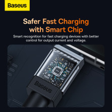 Кабель Baseus CoolPlay Series Fast Charging Data Cable USB to Type-C 100W 20V 5A 1m Чорний