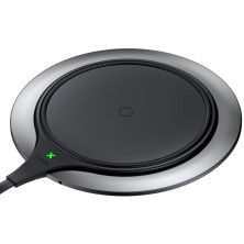 Беспроводное зарядное устройство Baseus Metal Wireless Charger с технологией Qi 10W Черный