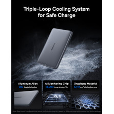 УМБ Baseus PicoGo AM41 Ultra-Slim Qi2 Magnetic 10000mAh 27W QC3.0+PD3.0 с функцией MagSafe и Qi2 15W Серый