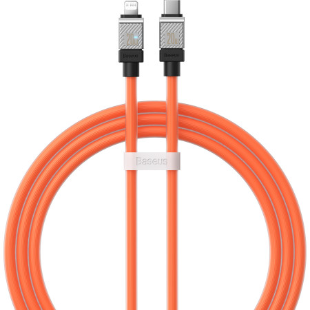 Кабель Baseus CoolPlay Series Fast Charging Data Cable Type-C to Lightning PD 20W 1m Оранжевый