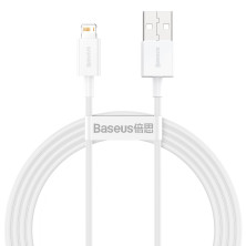 Кабель Baseus Superior Series Fast Charging Data Cable USB to Lightning 2.4A 1.5m Білий
