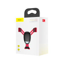 Автодержатель для телефона Baseus Mini Gravity Holder Красный