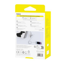 Кабель Baseus Silky Series Fast Charging Data Cable USB to Lightning 2.4A 2m Білий