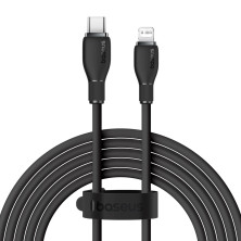 Кабель Baseus Pudding Series Fast Charging Data Cable Type-C to Lightning PD 20W 2m Черный