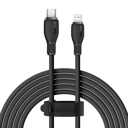 Кабель Baseus Pudding Series Fast Charging Data Cable Type-C to Lightning PD 20W 2m Черный