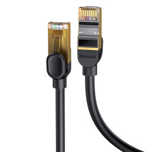 Кабель Baseus High Speed CAT7 Seven Types RJ45 10Gigabit Network Cable Ethernet Круглый 1.5m Черный