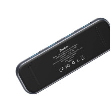 USB-хаб Baseus 5in1 Multi-functional 5-Port Type-C HUB Adapter Type-C to USB3.0*4, Type-C(PD)*1 Сірий