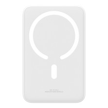 УМБ Baseus Magnetic Mini Wireless Fast Charge 2in1 20000mAh 20W 3A QC3.0+PD3.0 с Беспроводной зарядкой Qi 15W Белый
