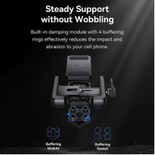 Тримач телефону на велосипед Baseus GoTrip Series Bike Phone Mount Rearview Mirror з кріпленням на дзеркало Чорний