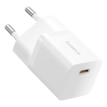 Мережевий зарядний пристрій Baseus GaN5 Mini Fast Charger 1C PD3.0 25W Type-C 3A Білий