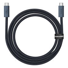 Кабель Baseus Flash 2 USB4 Series Fast Charging Data Cable Type-C to Type-C 240W 8K@60Hz 40Gbps 1m Черный