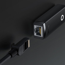 USB Переходник Baseus Lite Series Ethernet 1000 Mbps Type-A to RJ45 Черный