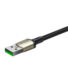 Кабель Baseus Cafule Cable Suppport VOOC USB to Type-C 100W 20V 5A 1m Чорний
