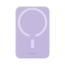 УМБ Baseus Magnetic Wireless 2in1 6000mAh 20W 2.4A QC3.0+PD3.0 з Бездротовою зарядкою Qi 15W Фіолетовий