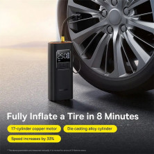 Автокомпрессор универсальный Baseus SuperMini Pro аккумуляторный 4000mAh 50W Черный