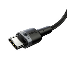 Кабель Baseus Cafule Flash Charging Data Line Cable Type-C to Type-C PD 2.0 QC 3.0 100W 20V 5A 2m Черный