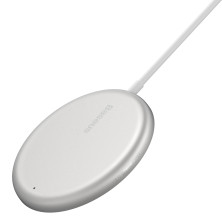 Беспроводное зарядное устройство Baseus Simple Mini Magnetic с функцией MagSafe и Qi 15W Белый