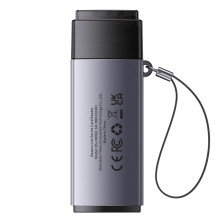 Кардрідер Baseus Lite Card Card Reader USB, SD/TF Cards Сірий