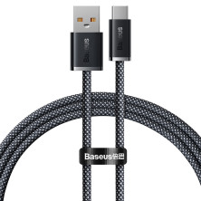 Кабель Baseus Dynamic Series Fast Charging Data Cable USB to Type-C 100W 20V 5A 1m Серый