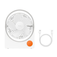 Вентилятор портативный Baseus Serenity Desktop Fan Pro настольный с аккумулятором 2000 мАч Белый