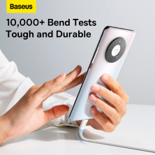 Кабель Baseus Superior Series Fast Charging Data Cable USB to Type-C 65W SUPERVOOC 1m Білий