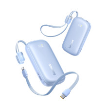 УМБ Baseus EnerFill FC21 Qpow 3 Ultra 10000mAh 22.5W з технологією QC3.0+PD3.0 + Кабель Type-C to Lightning Блакитний