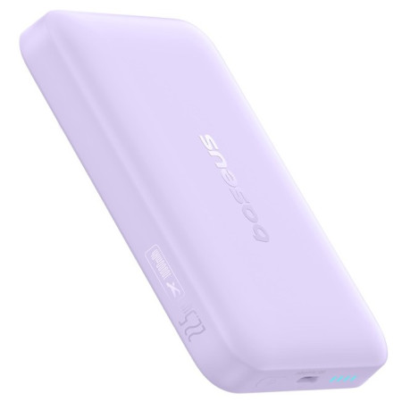 УМБ Baseus EnerFill FM11 Ultra-Mini Magnetic 2in1 10000mAh 22.5W 3A QC3.0+PD3.0 с Беспроводной зарядкой Qi 15W Фиолетовый