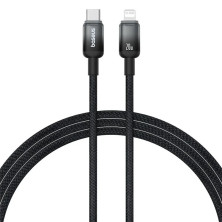 Кабель Baseus Discolor Series Fast Charging Data Cable Type-C to Lightning PD 20W 1m Черный