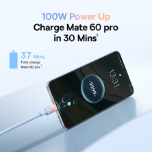 Кабель Baseus Discolor Series Fast Charging Data Cable USB to Type-C 100W 20V 5A 1m Блакитний