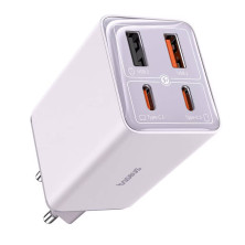 Сетевое зарядное устройство Baseus GaN6 Pro 65W 2USB+2Type-C + кабель Baseus Type-C to Type-C 100W 20V/5A 1м Фиолетовый