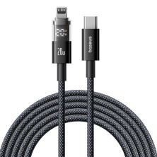 Кабель Baseus Display 2 Series Fast Charging Data Cable Type-C to Lightning PD 20W 2m Черный